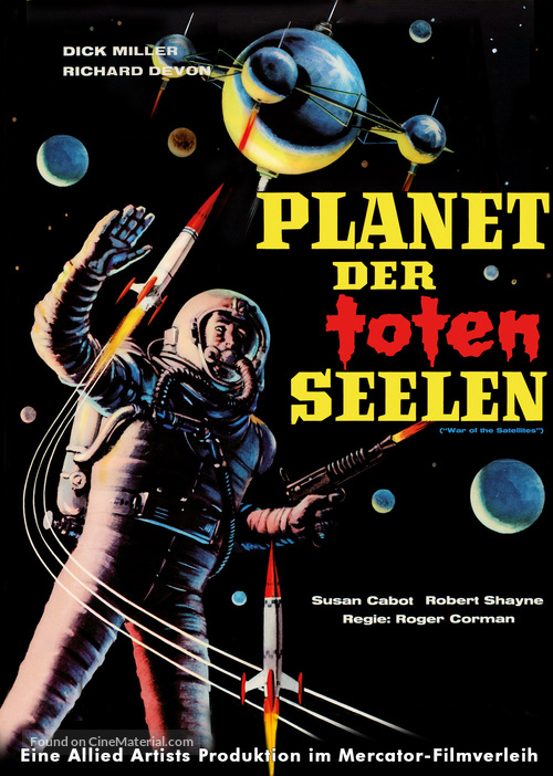 War of the Satellites - German DVD movie cover