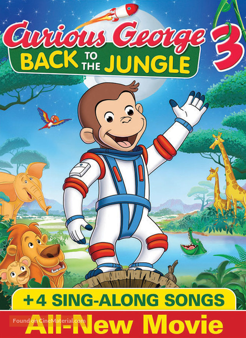Curious George 3: Back to the Jungle - DVD movie cover