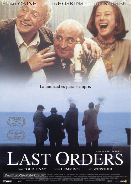 Last Orders - Spanish Movie Poster