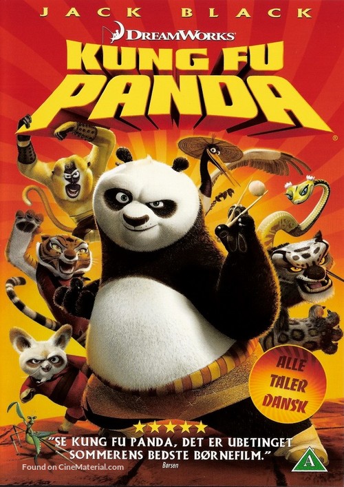 Kung Fu Panda - Danish Movie Cover
