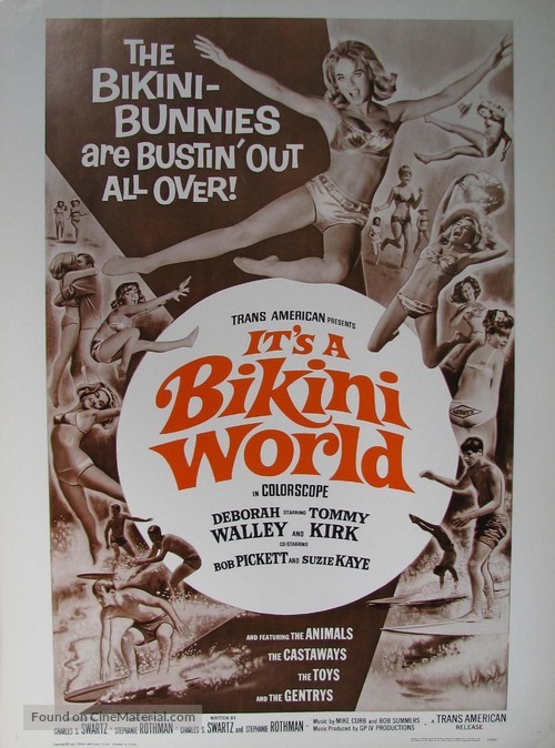 It&#039;s a Bikini World - Movie Poster