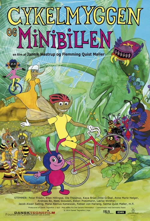 Cykelmyggen og Minibillen - Danish Movie Poster