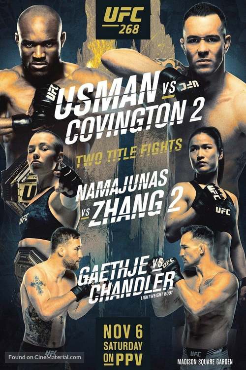 UFC 268 - Movie Poster