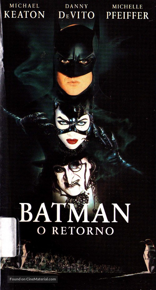 Batman Returns - Brazilian VHS movie cover