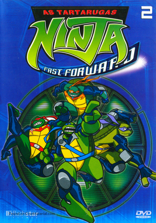 &quot;Teenage Mutant Ninja Turtles&quot; - Brazilian DVD movie cover