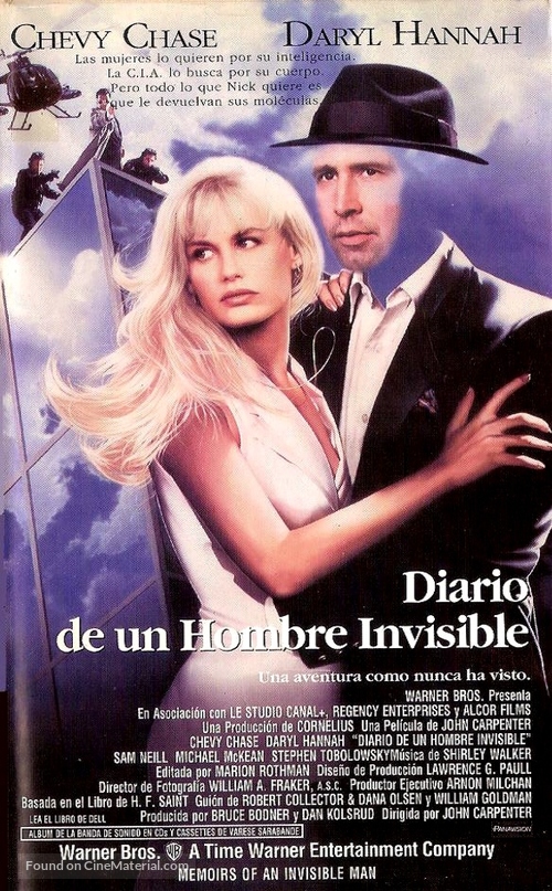 Memoirs of an Invisible Man - Argentinian Movie Poster
