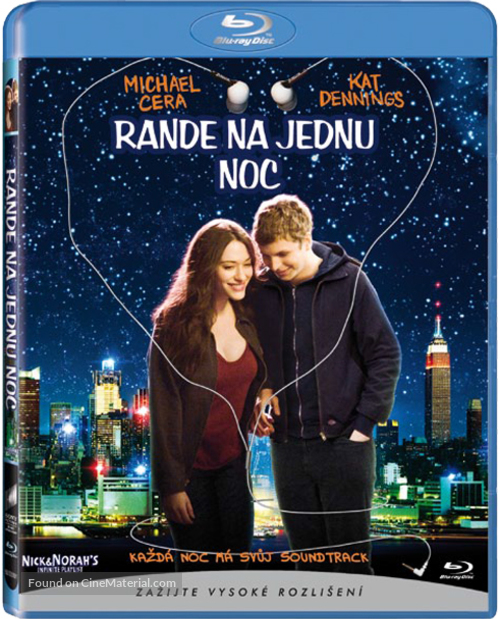 Nick and Norah&#039;s Infinite Playlist - Czech Blu-Ray movie cover