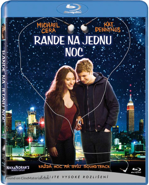 Nick and Norah&#039;s Infinite Playlist - Czech Blu-Ray movie cover