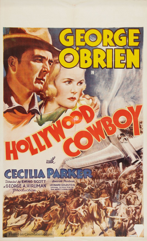 Hollywood Cowboy - Canadian Movie Poster