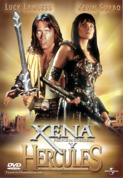 Hercules &amp; Xena: Wizards of the Screen - Spanish Movie Cover