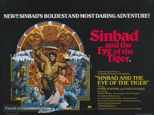 Sinbad and the Eye of the Tiger - British Movie Poster