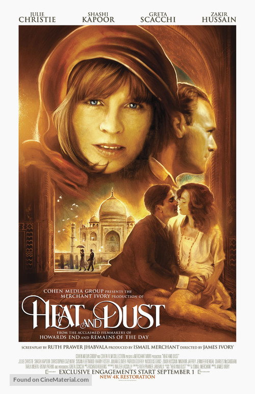 Heat and Dust - Re-release movie poster