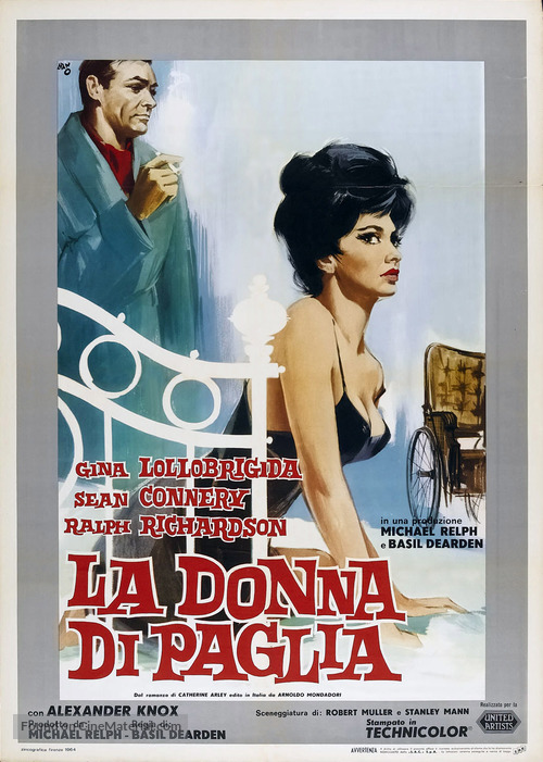 Woman of Straw - Italian Theatrical movie poster