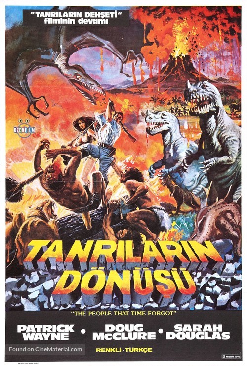 The People That Time Forgot - Turkish Movie Poster