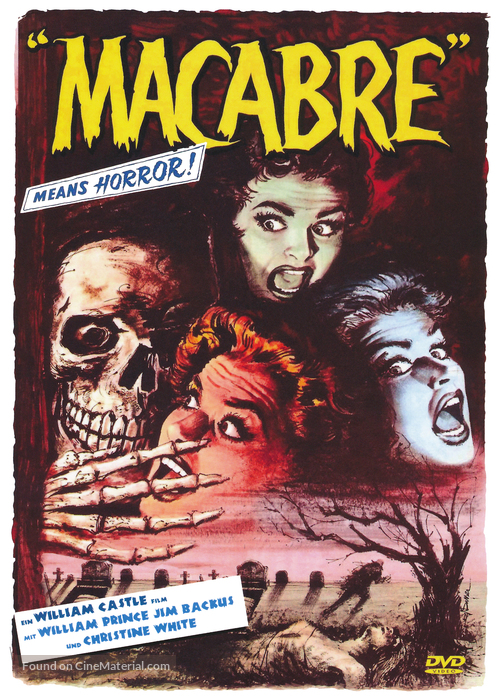 Macabre - German DVD movie cover