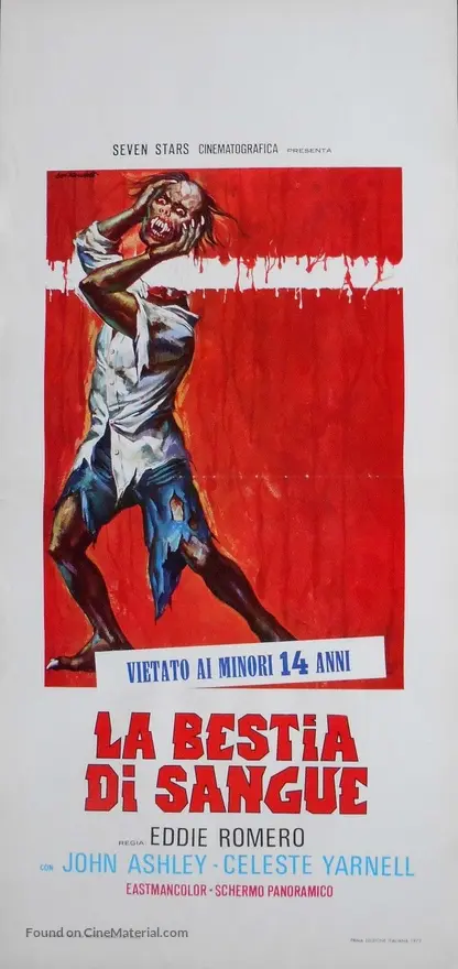 Beast Of Blood 1970 Italian Movie Poster Beast Of Blood 1970 Italian Movie Poster