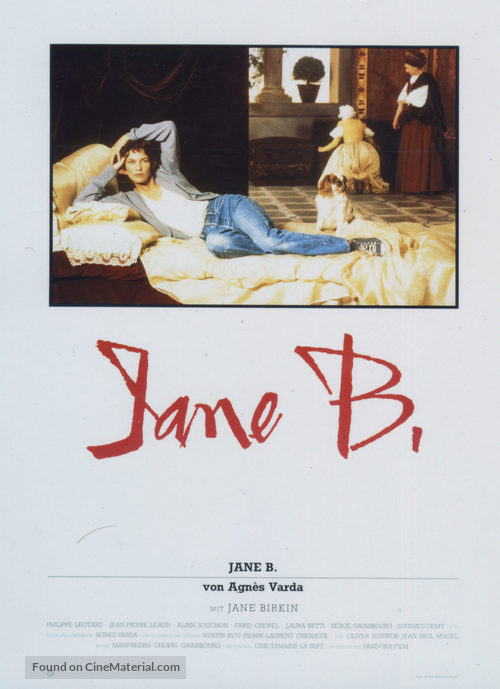 Jane B. par Agn&egrave;s V. - German Movie Poster