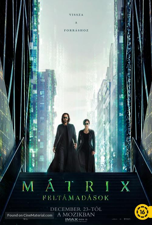 The Matrix Resurrections - Hungarian Movie Poster