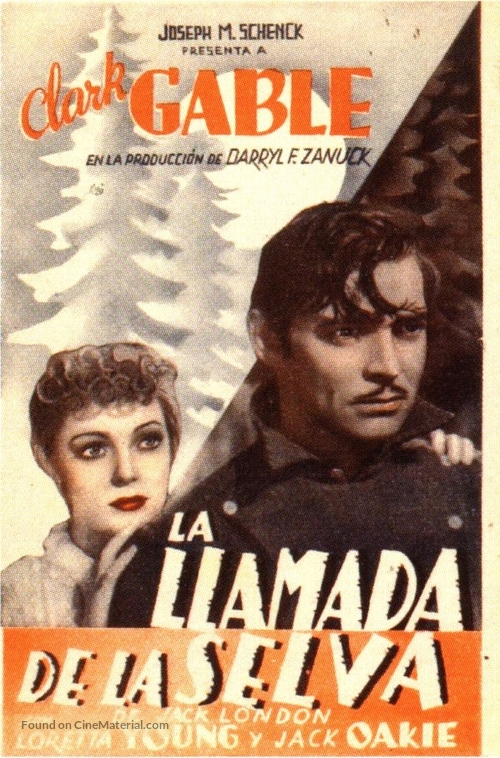 The Call of the Wild - Spanish Movie Poster
