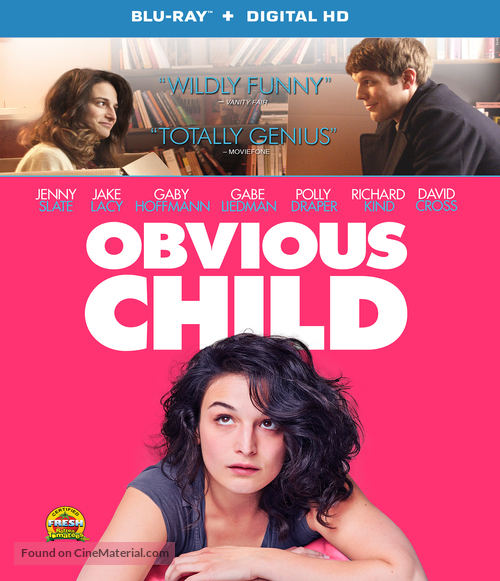 Obvious Child - Blu-Ray movie cover