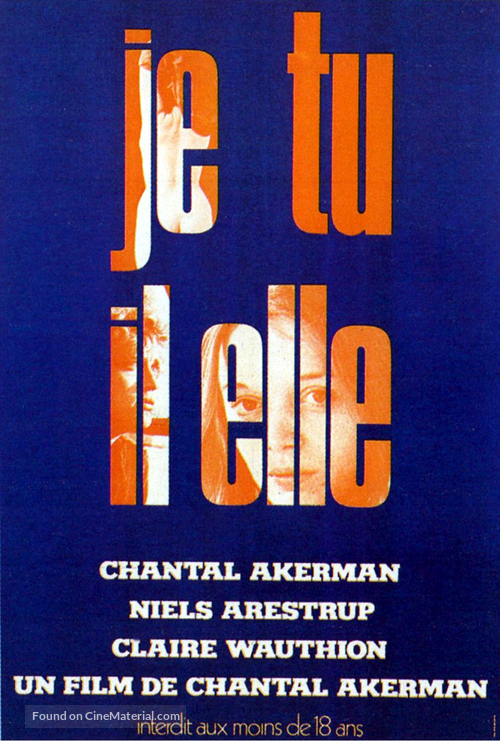 Je, tu, il, elle - French Movie Poster