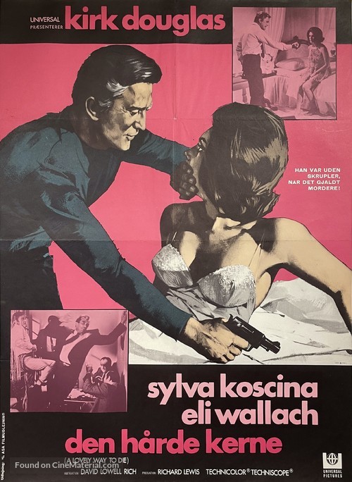 A Lovely Way to Die - Danish Movie Poster