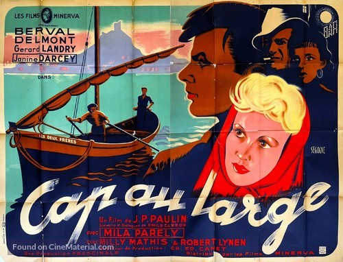 Cap au large - French Movie Poster