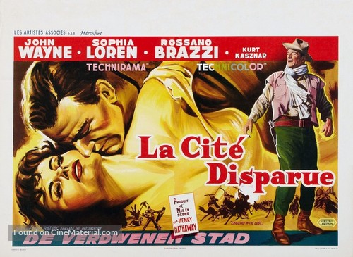 Legend of the Lost - Belgian Movie Poster