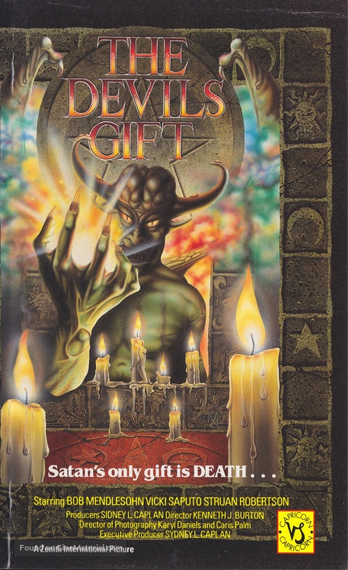 The Devil&#039;s Gift - British VHS movie cover