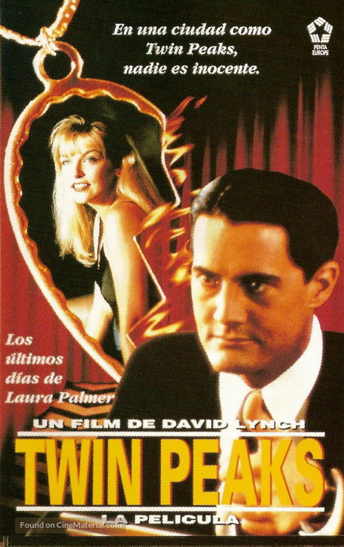 Twin Peaks: Fire Walk with Me - Spanish VHS movie cover