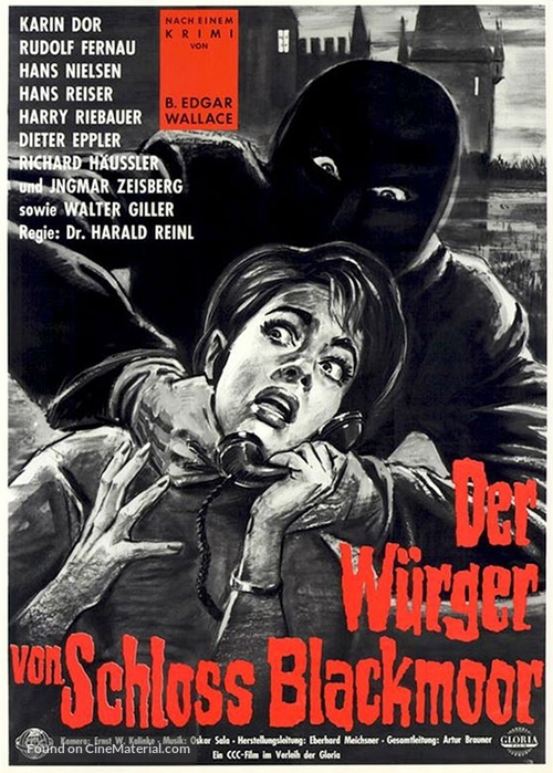 Der W&uuml;rger von Schlo&szlig; Blackmoor - German Movie Poster