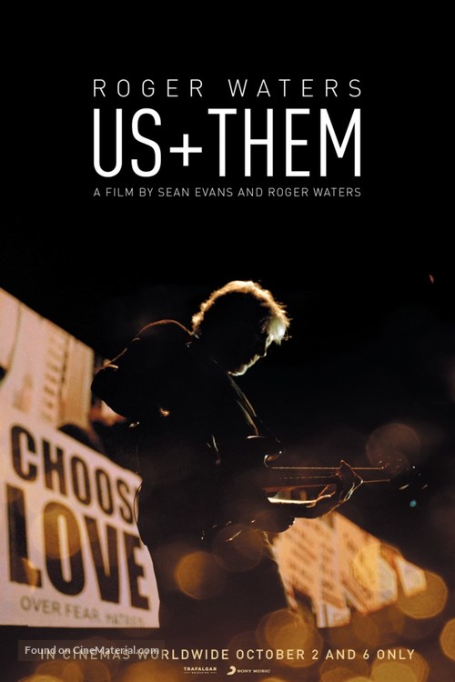 Roger Waters: Us + Them - British Movie Poster