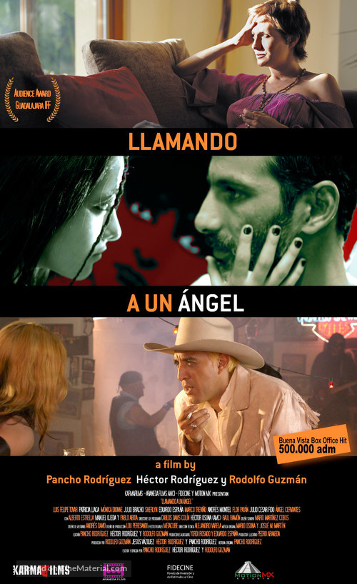 Llamando a un &aacute;ngel - Mexican Movie Poster