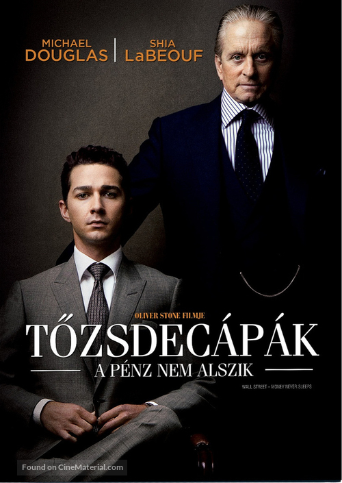 Wall Street: Money Never Sleeps - Hungarian DVD movie cover