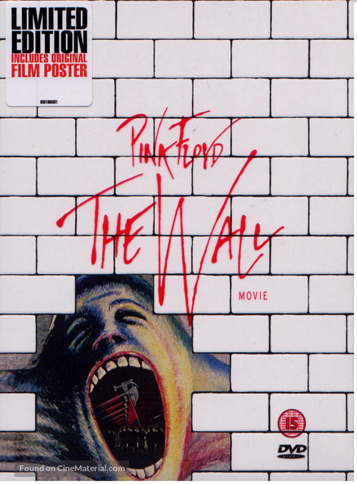 Pink Floyd The Wall (1982) British dvd movie cover