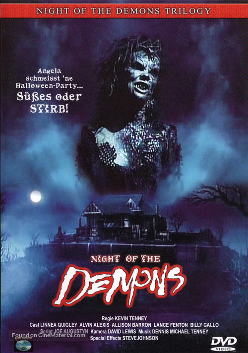 Night of the Demons - German DVD movie cover