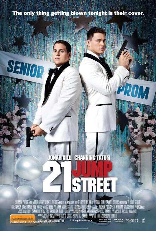 21 Jump Street - Australian Movie Poster