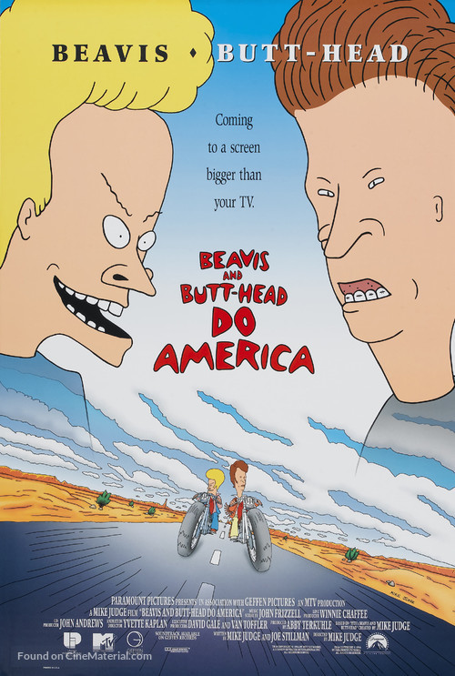 Beavis and Butt-Head Do America - Movie Poster