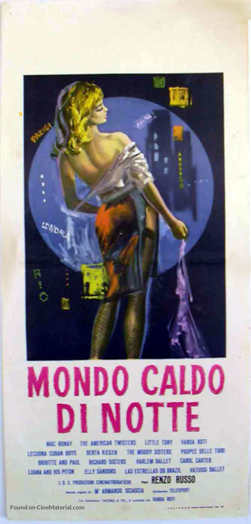 Mondo caldo di notte - Italian Movie Poster