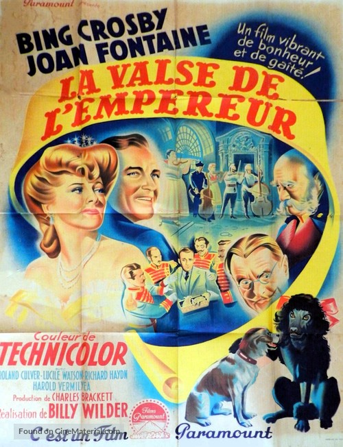 The Emperor Waltz - French Movie Poster