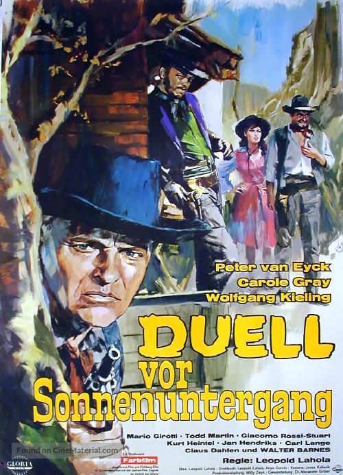 Duell vor Sonnenuntergang - German Movie Poster