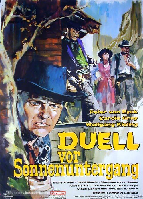 Duell vor Sonnenuntergang - German Movie Poster