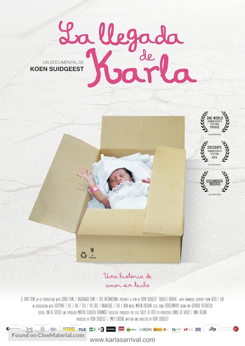 Karla&#039;s Arrival - Spanish Movie Poster