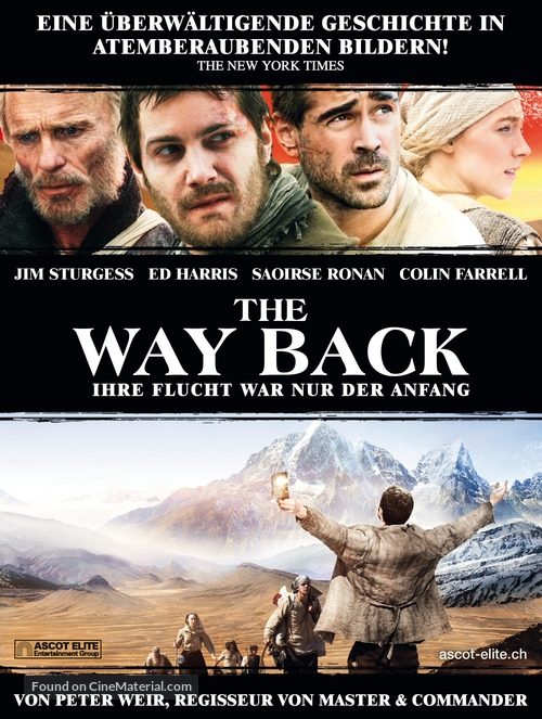 The Way Back - Swiss Movie Poster
