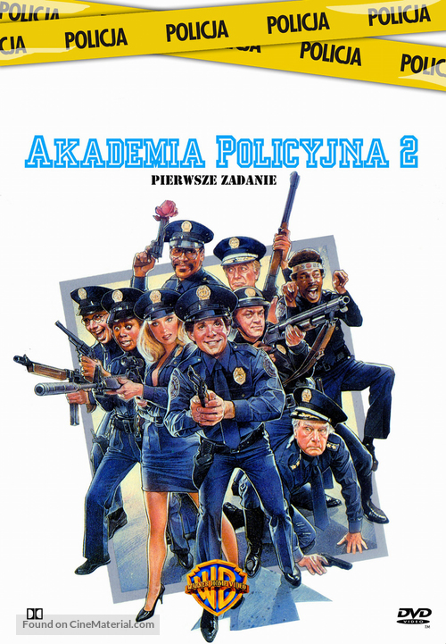 Police Academy 2: Their First Assignment - Polish DVD movie cover