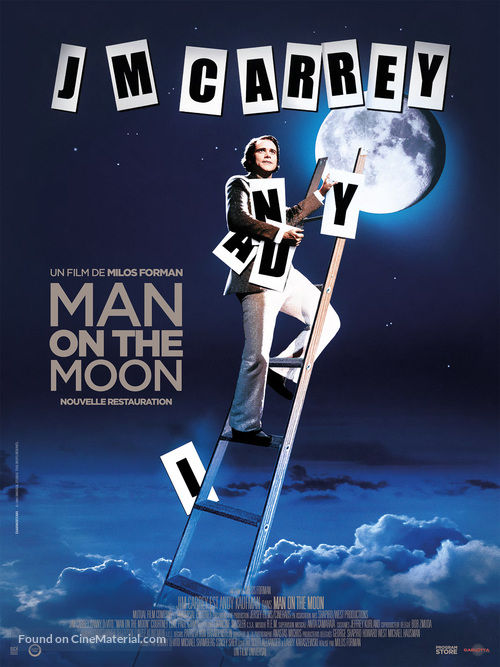 Man on the Moon - French Re-release movie poster