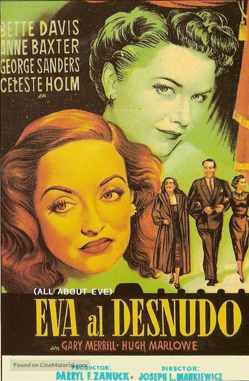 All About Eve - Spanish Movie Poster