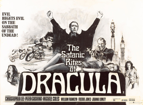 The Satanic Rites of Dracula - British Movie Poster