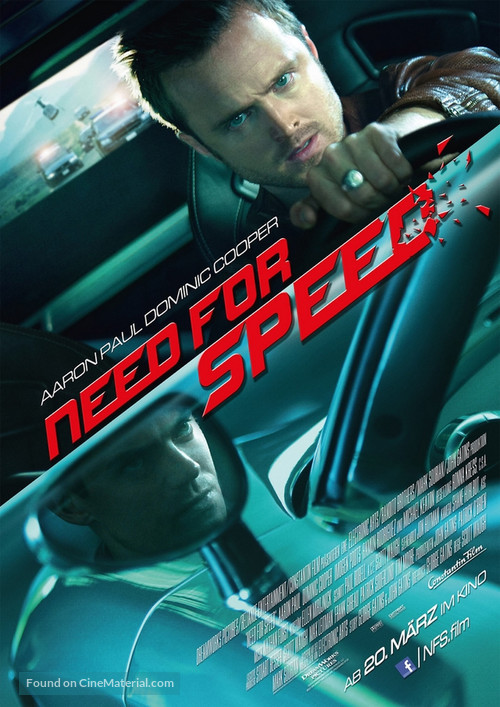 Need for Speed - German Movie Poster