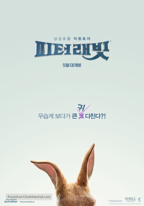 Peter Rabbit - South Korean Movie Poster